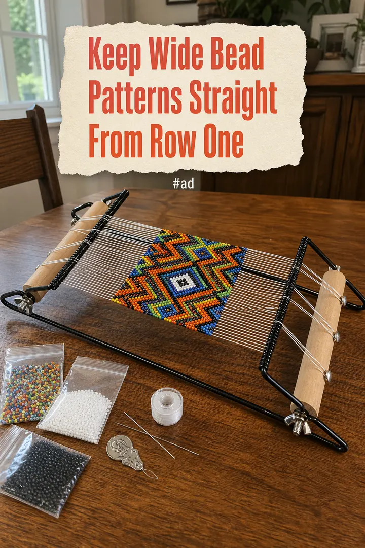 Extra-Wide Bead Loom Kit for Larger Woven Patterns pin