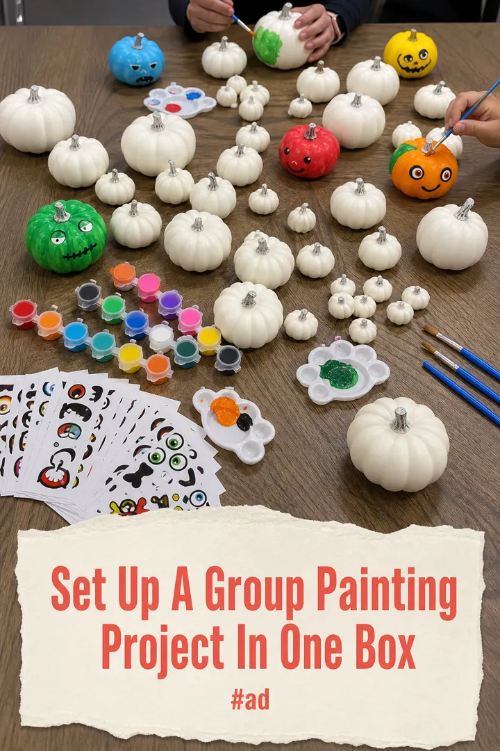 Pumpkin Painting Kit for Classroom Art Activities pin