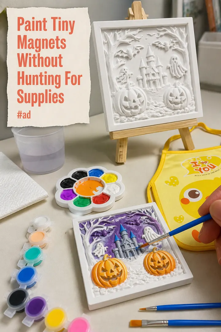Paint-Your-Own Resin Magnet Kit for Detail Practice pin